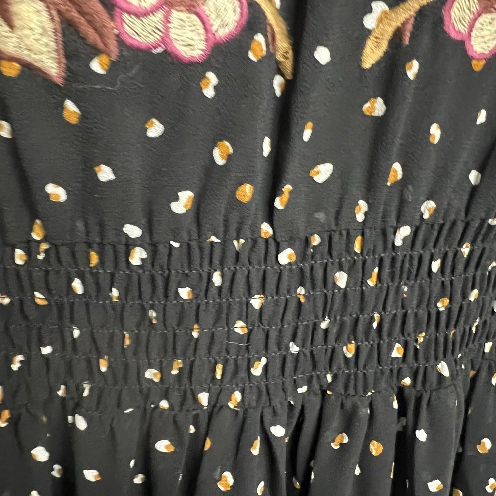 NWT SEE AND BE SEEN floral boho coastal cowgirl maxi dress. Sz Medium - Picture 4 of 11